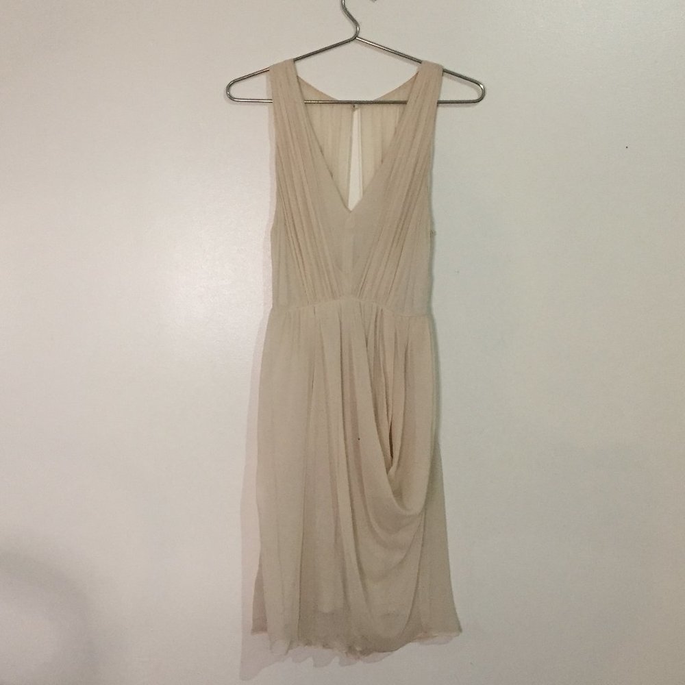 Alice + Olivia Blush Silk Dress Sz M